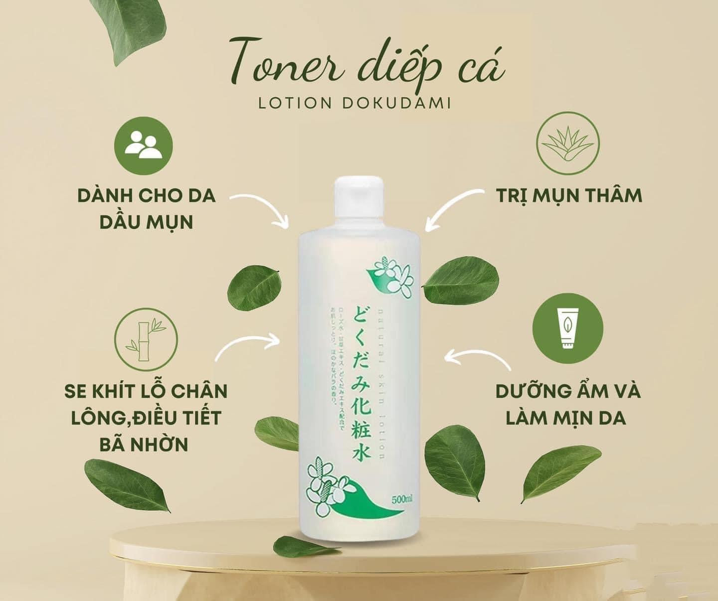 Toner rau diep ca Dokudami