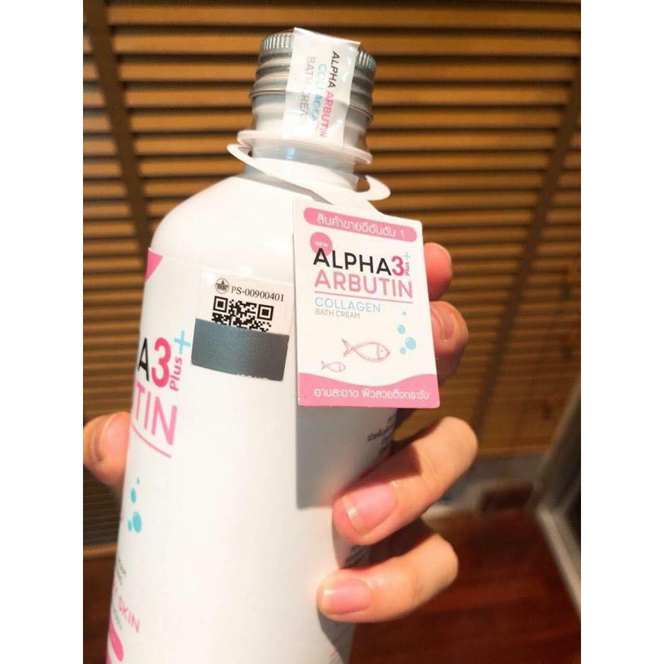 SỮA TẮM TRẮNG ALPHA ARBUTIN 3+ Plus COLLAGEN Bath Cream 450ml - ChangBkk  Shop