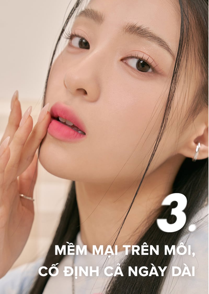 Chì Kẻ Viền Môi Nhung Lì, Lâu Trôi, Thiết Kế 2 Đầu Romand Lip Mate Pencil 0.5g