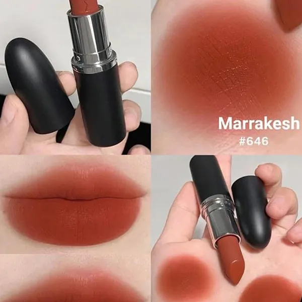 Son MAC Ximal Silky Matte Lipstick 646 Marrakesh Màu Đỏ Gạch 3.5g - Son Môi - Vua Hàng Hiệu