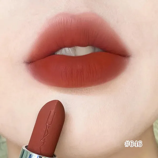 Son MAC Ximal Silky Matte Lipstick 646 Marrakesh Màu Đỏ Gạch 3.5g - Son Môi - Vua Hàng Hiệu