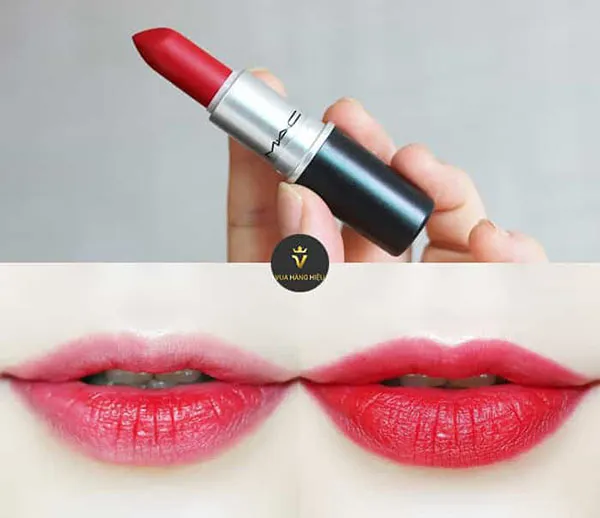 Son MAC Ruby Woo 707 - Sắc Đỏ Siêu Lì Cổ Điển - Son Môi - Vua Hàng Hiệu