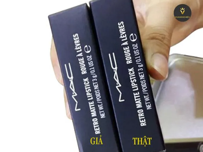 Son MAC Ruby Woo 707 - Sắc Đỏ Siêu Lì Cổ Điển - Son Môi - Vua Hàng Hiệu