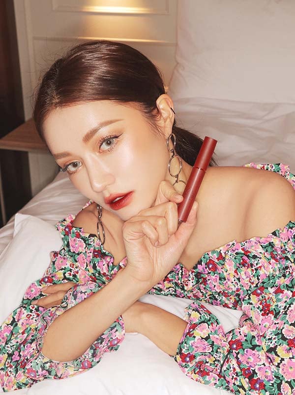 Son 3CE Velvet Lip Tint Taupe – Màu Đỏ Nâu 