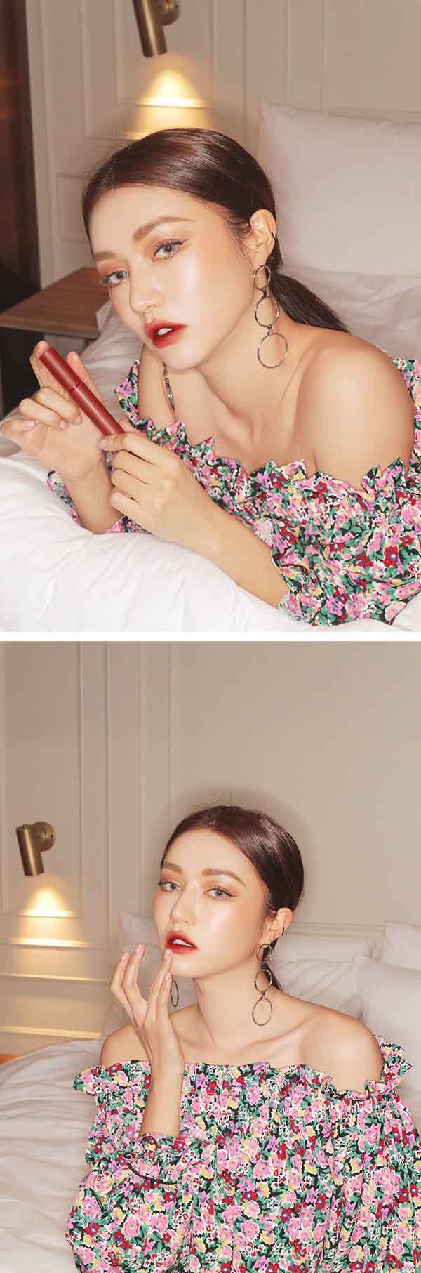 Son 3CE Velvet Lip Tint Taupe – Màu Đỏ Nâu 