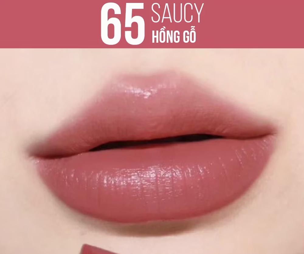 Mua ngay MAYBELLINE NEW YORK, Son Kem Bóng Maybelline Super Stay Vinyl Ink  4.2ml .#65 Saucy với khuyến mãi đặc biệt | Watsons Việt Nam